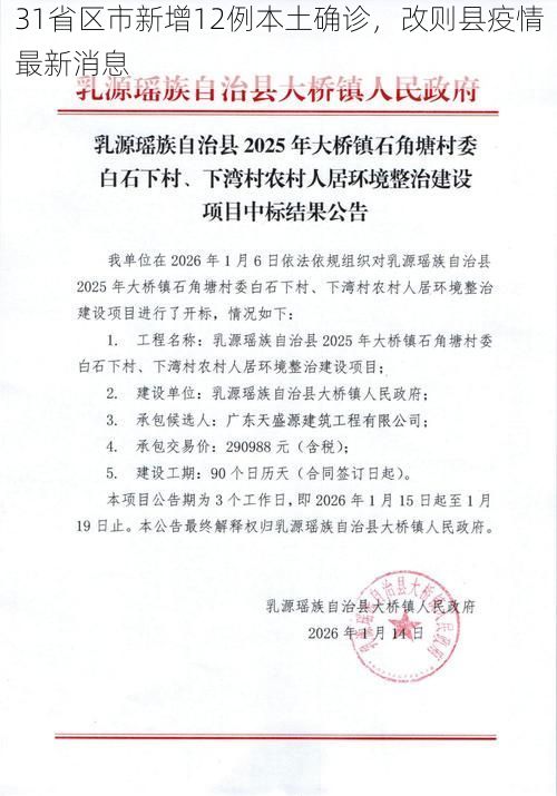 31省区市新增12例本土确诊，改则县疫情最新消息