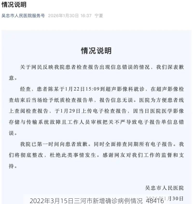 2022年3月15日三河市新增确诊病例情况_48416