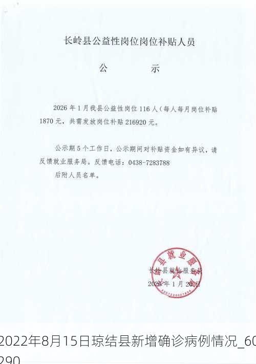 2022年8月15日琼结县新增确诊病例情况_60290