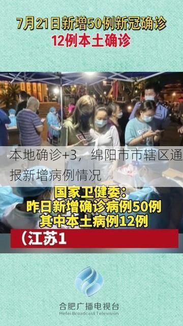 本地确诊+3,绵阳市市辖区通报新增病例情况