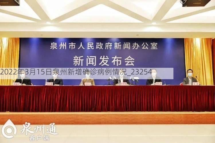 2022年3月15日泉州新增确诊病例情况_23254