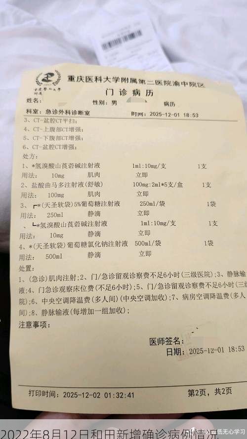 2022年8月12日和田新增确诊病例情况