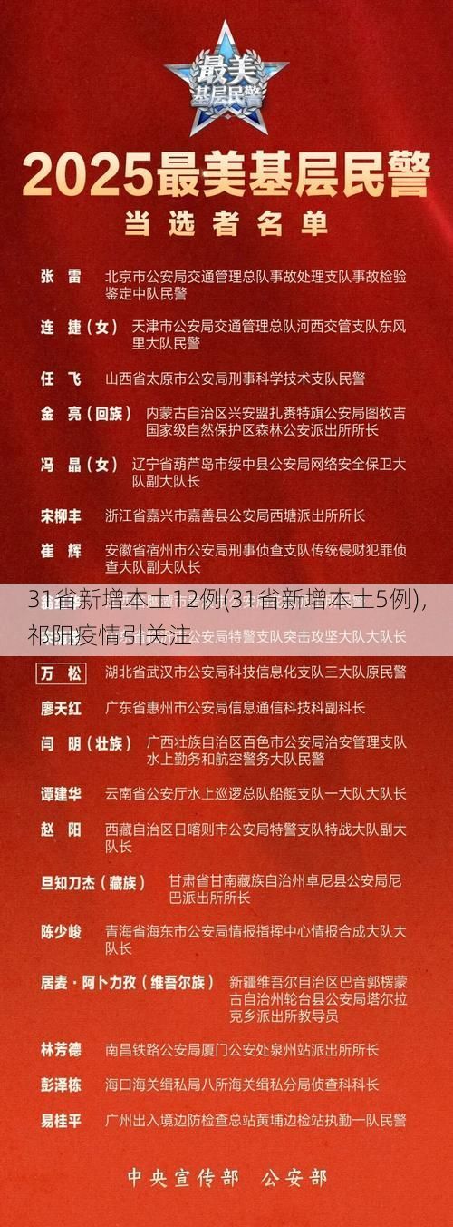 31省新增本土12例(31省新增本土5例)，祁阳疫情引关注