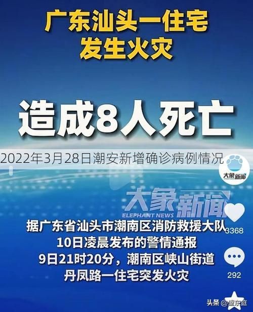 2022年3月28日潮安新增确诊病例情况