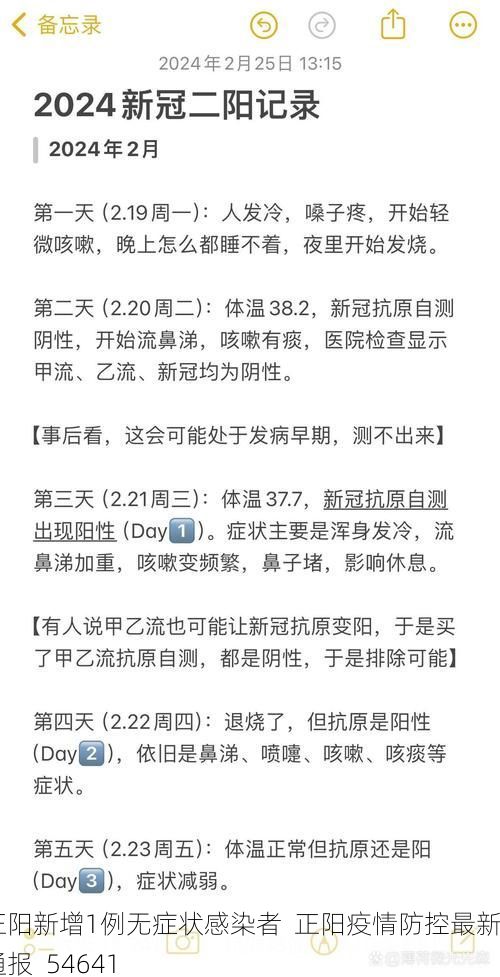 正阳新增1例无症状感染者  正阳疫情防控最新通报_54641