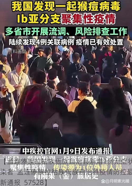 【孟连傣族拉祜族佤族自治县新增1例无症状感染者  孟连傣族拉祜族佤族自治县疫情防控最新通报_57528】