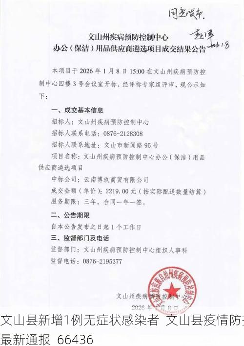 文山县新增1例无症状感染者  文山县疫情防控最新通报_66436