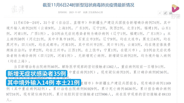 31省区市新增11例本土确诊，古田疫情最新消息