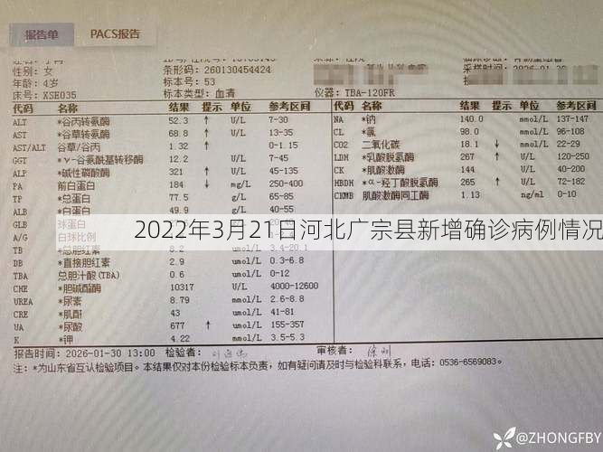 2022年3月21日河北广宗县新增确诊病例情况
