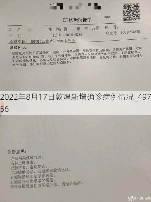 2022年8月17日敦煌新增确诊病例情况_49756