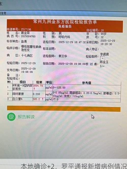 本地确诊+2，罗平通报新增病例情况