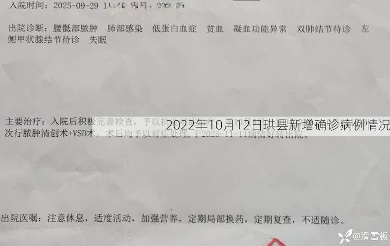 2022年10月12日珙县新增确诊病例情况