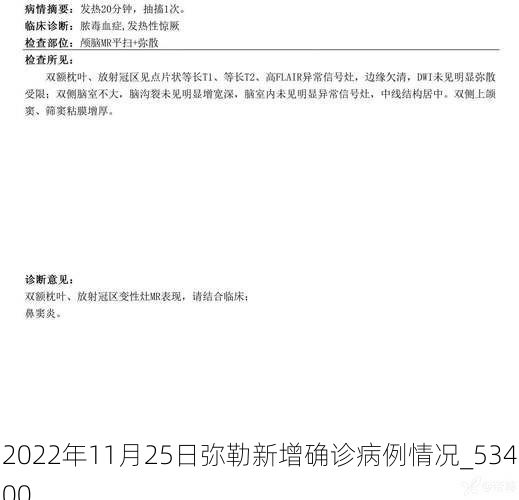 2022年11月25日弥勒新增确诊病例情况_53400