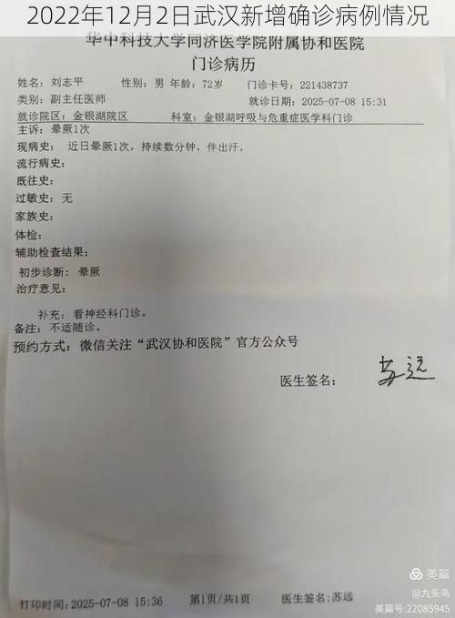 2022年12月2日武汉新增确诊病例情况