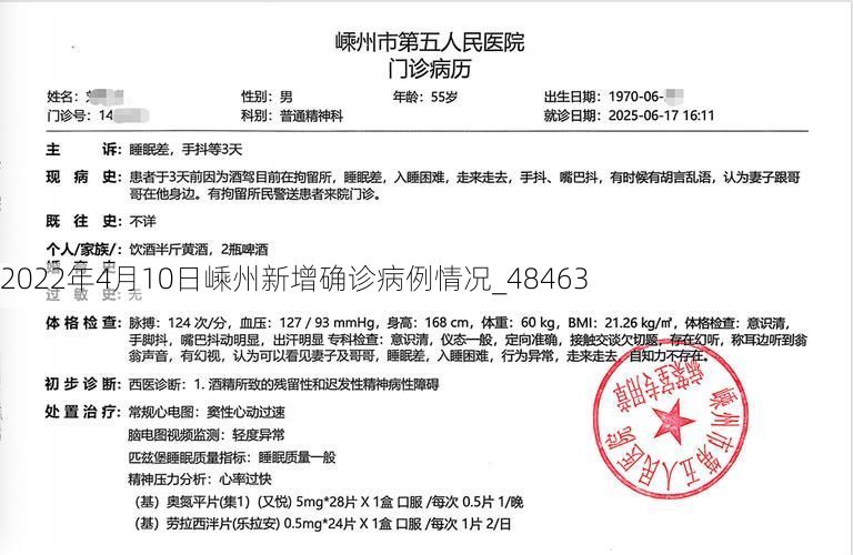 2022年4月10日嵊州新增确诊病例情况_48463