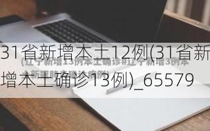 31省新增本土12例(31省新增本土确诊13例)_65579