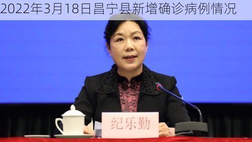 2022年3月18日昌宁县新增确诊病例情况