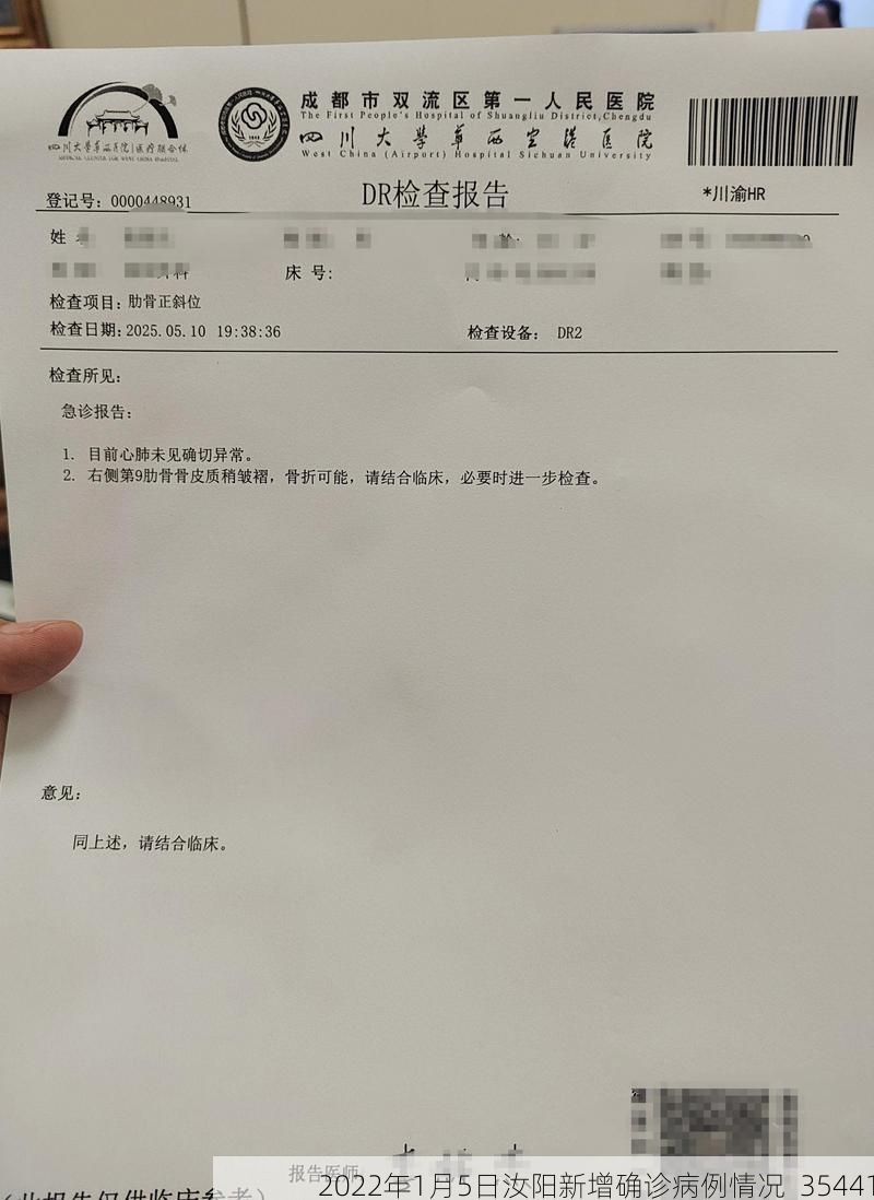 2022年1月5日汝阳新增确诊病例情况_35441