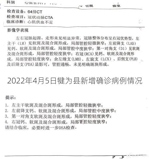 2022年4月5日犍为县新增确诊病例情况