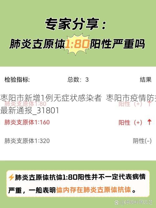 枣阳市新增1例无症状感染者 枣阳市疫情防控最新通报_31801