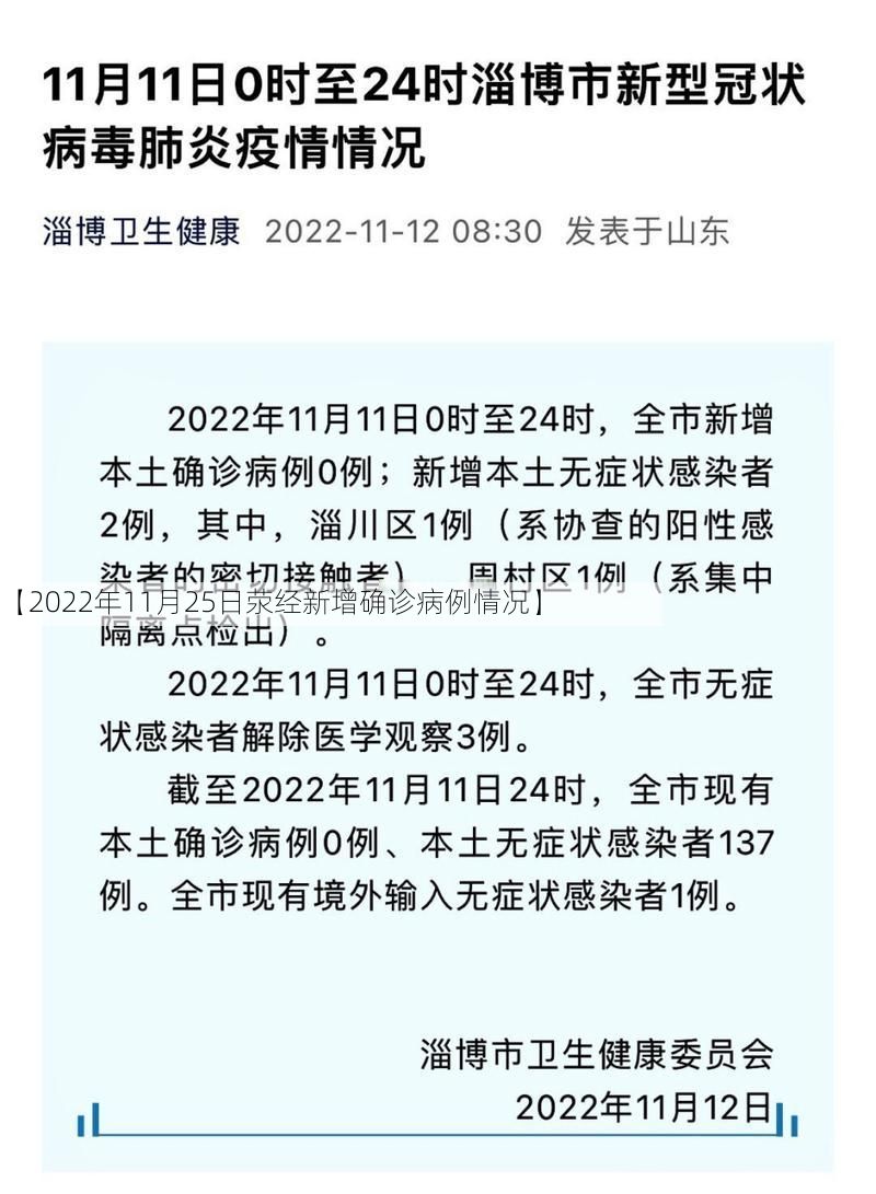 【2022年11月25日荥经新增确诊病例情况】
