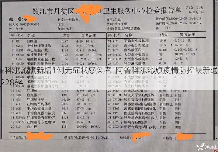 阿鲁科尔沁旗新增1例无症状感染者 阿鲁科尔沁旗疫情防控最新通报_22884