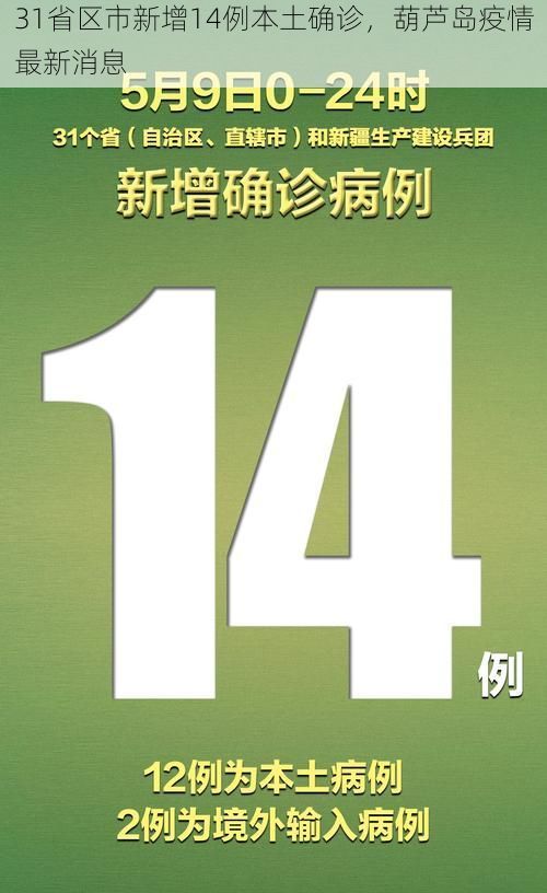 31省区市新增14例本土确诊，葫芦岛疫情最新消息