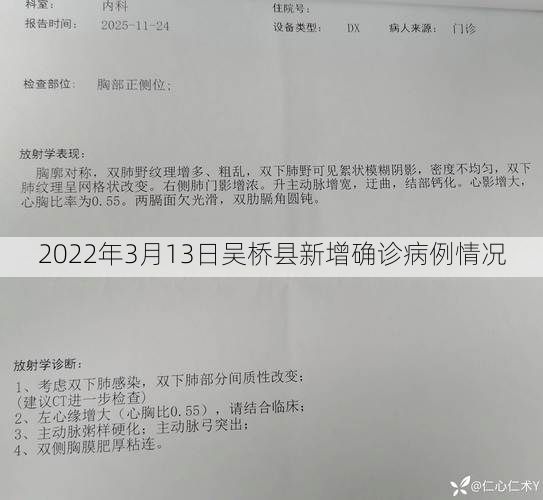 2022年3月13日吴桥县新增确诊病例情况