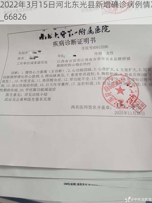 2022年3月15日河北东光县新增确诊病例情况_66826