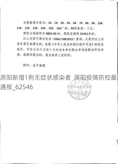 原阳新增1例无症状感染者  原阳疫情防控最新通报_62546