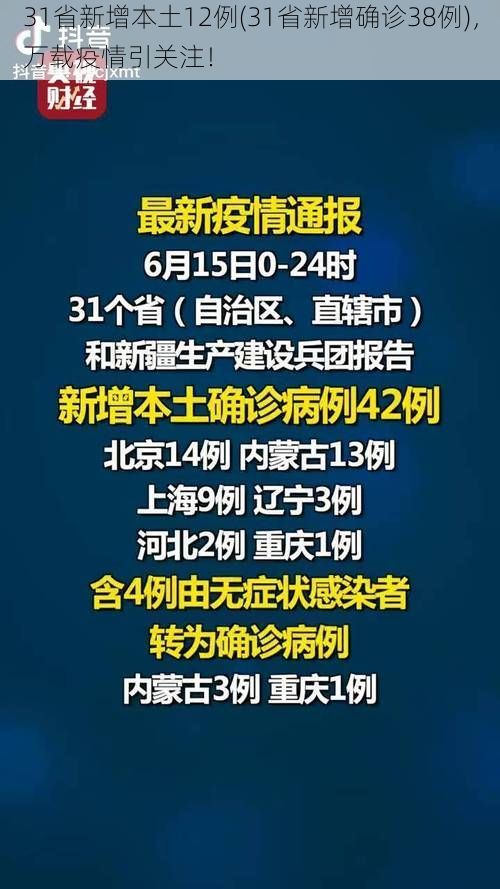 31省新增本土12例(31省新增确诊38例)，万载疫情引关注！