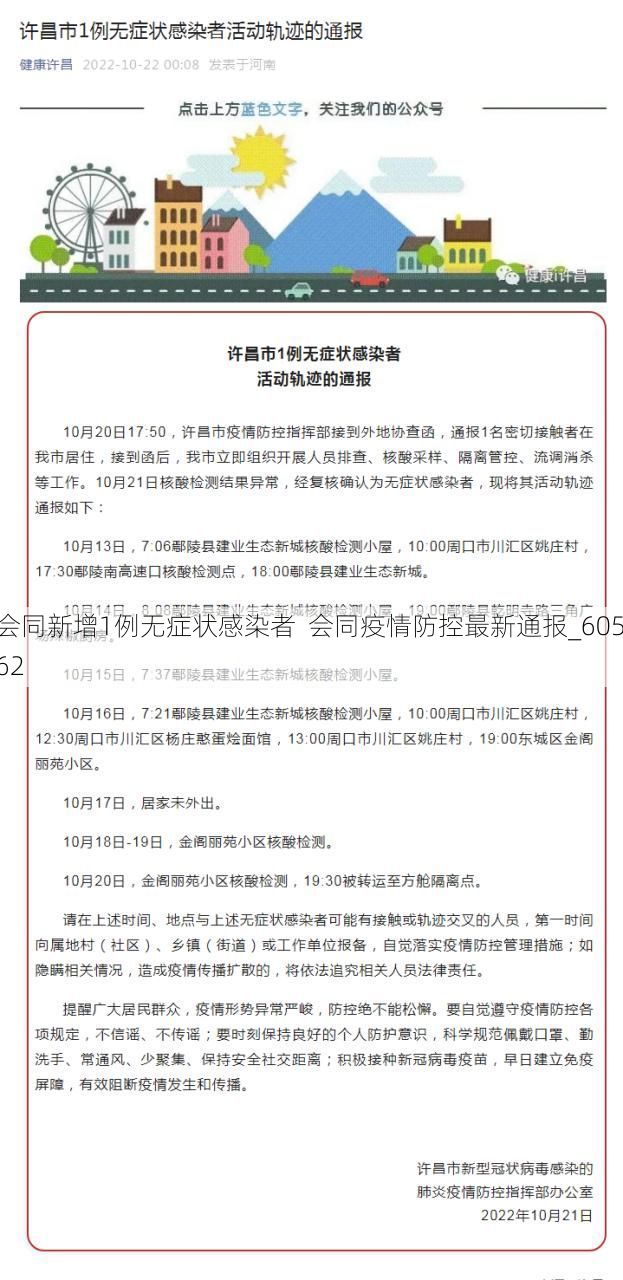 会同新增1例无症状感染者  会同疫情防控最新通报_60562
