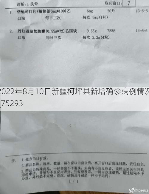 2022年8月10日新疆柯坪县新增确诊病例情况_75293