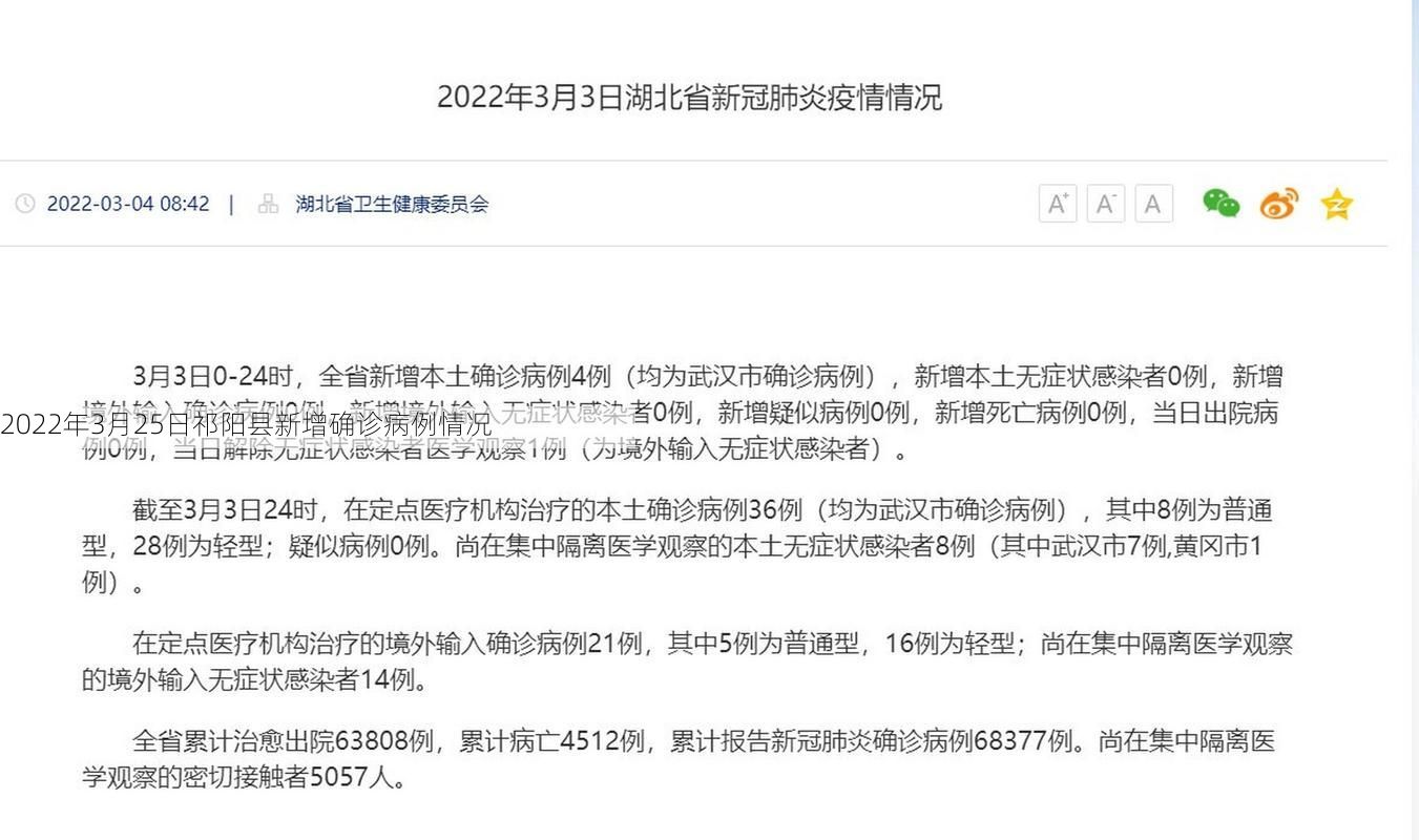 2022年3月25日祁阳县新增确诊病例情况
