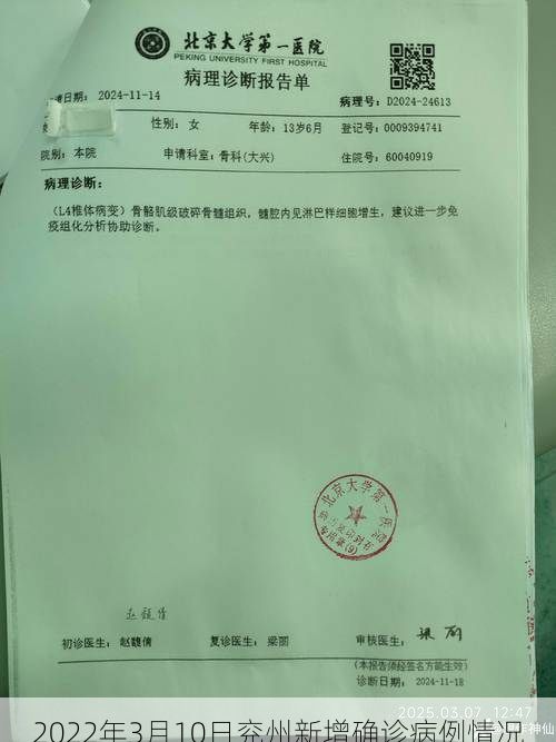2022年3月10日兖州新增确诊病例情况