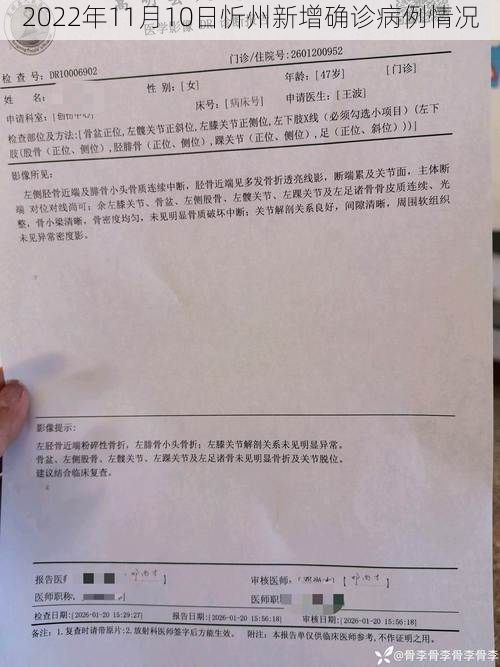 2022年11月10日忻州新增确诊病例情况
