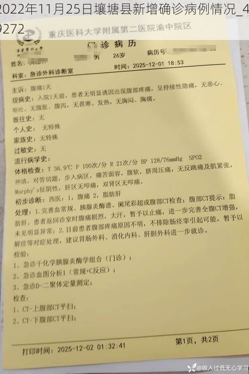 2022年11月25日壤塘县新增确诊病例情况_49272