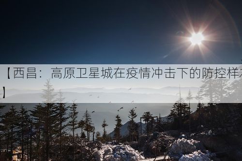 【西昌:高原卫星城在疫情冲击下的防控样本】
