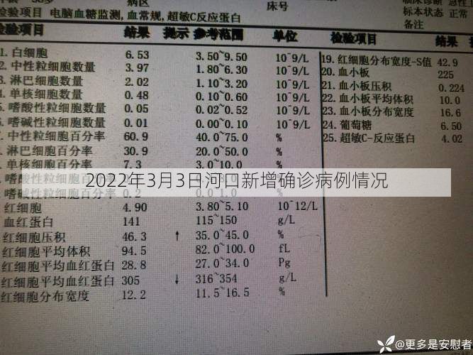 2022年3月3日河口新增确诊病例情况