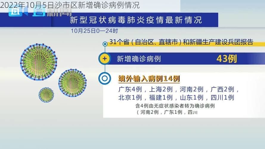 2022年10月5日沙市区新增确诊病例情况