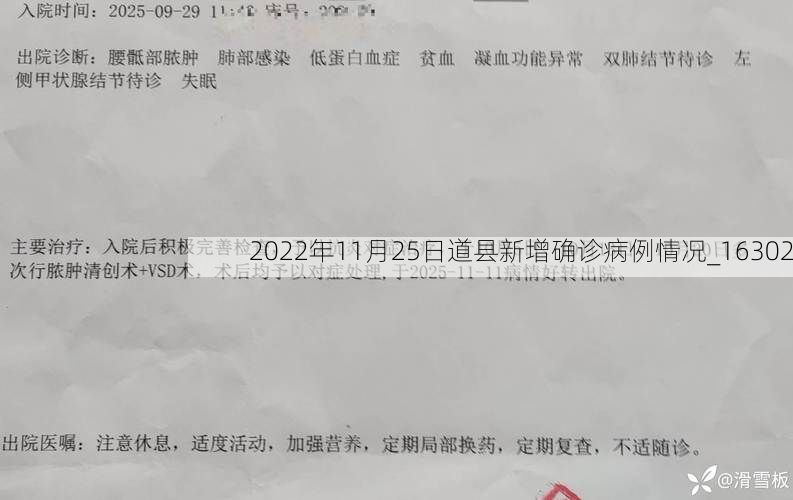 2022年11月25日道县新增确诊病例情况_16302